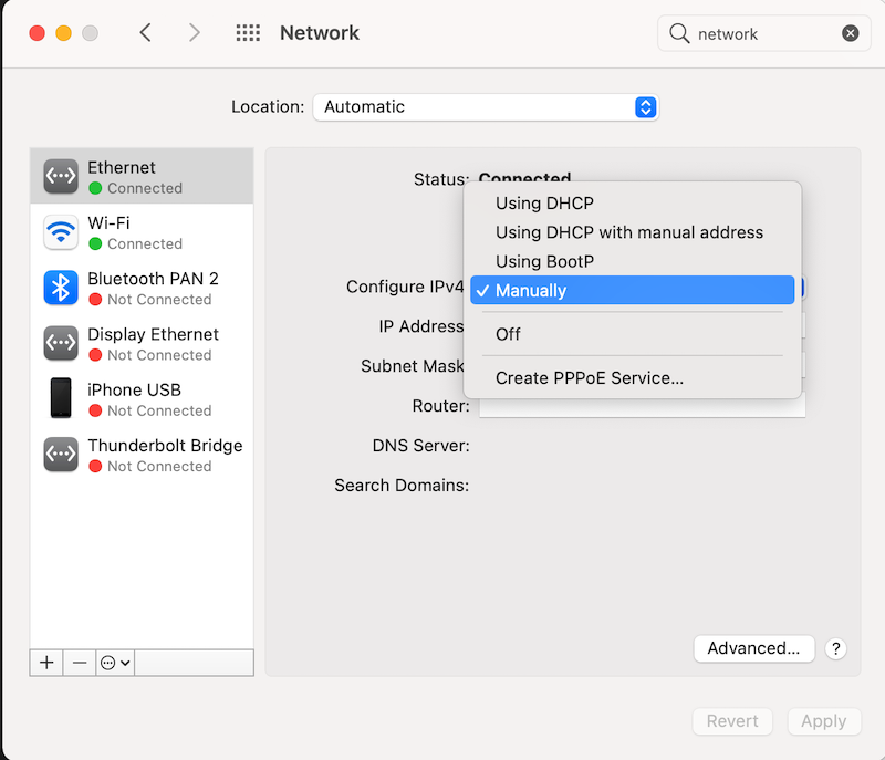 Mac Network Settings 2