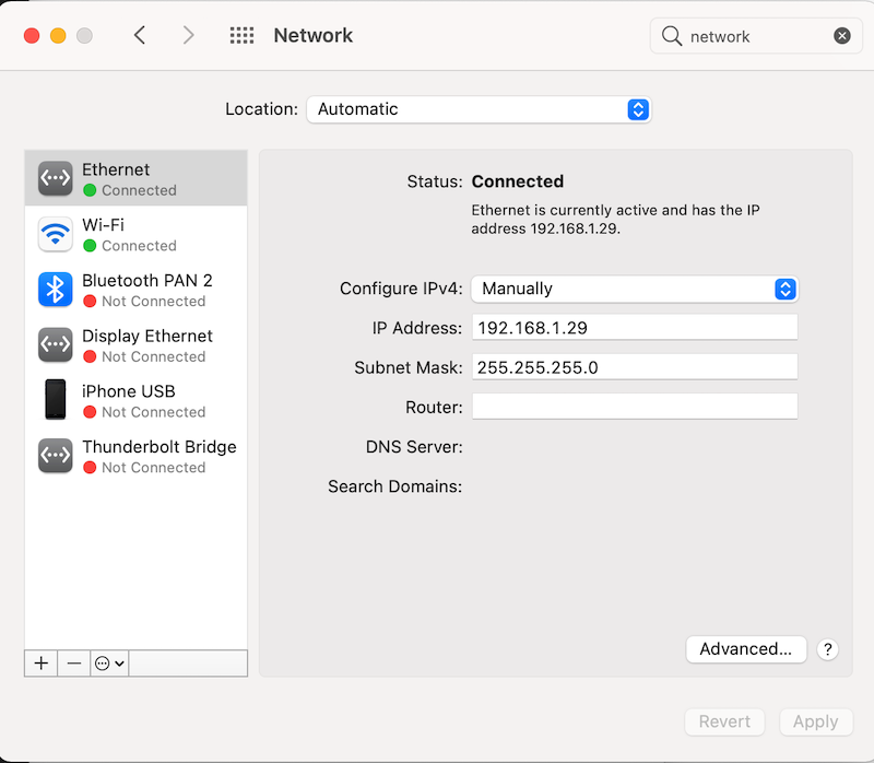 Mac Network Settings 3